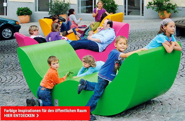 Farbige Inspirationen für den öffentlichen Raum 