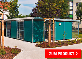 Wertstoffüberdachung FLEXI-BOX